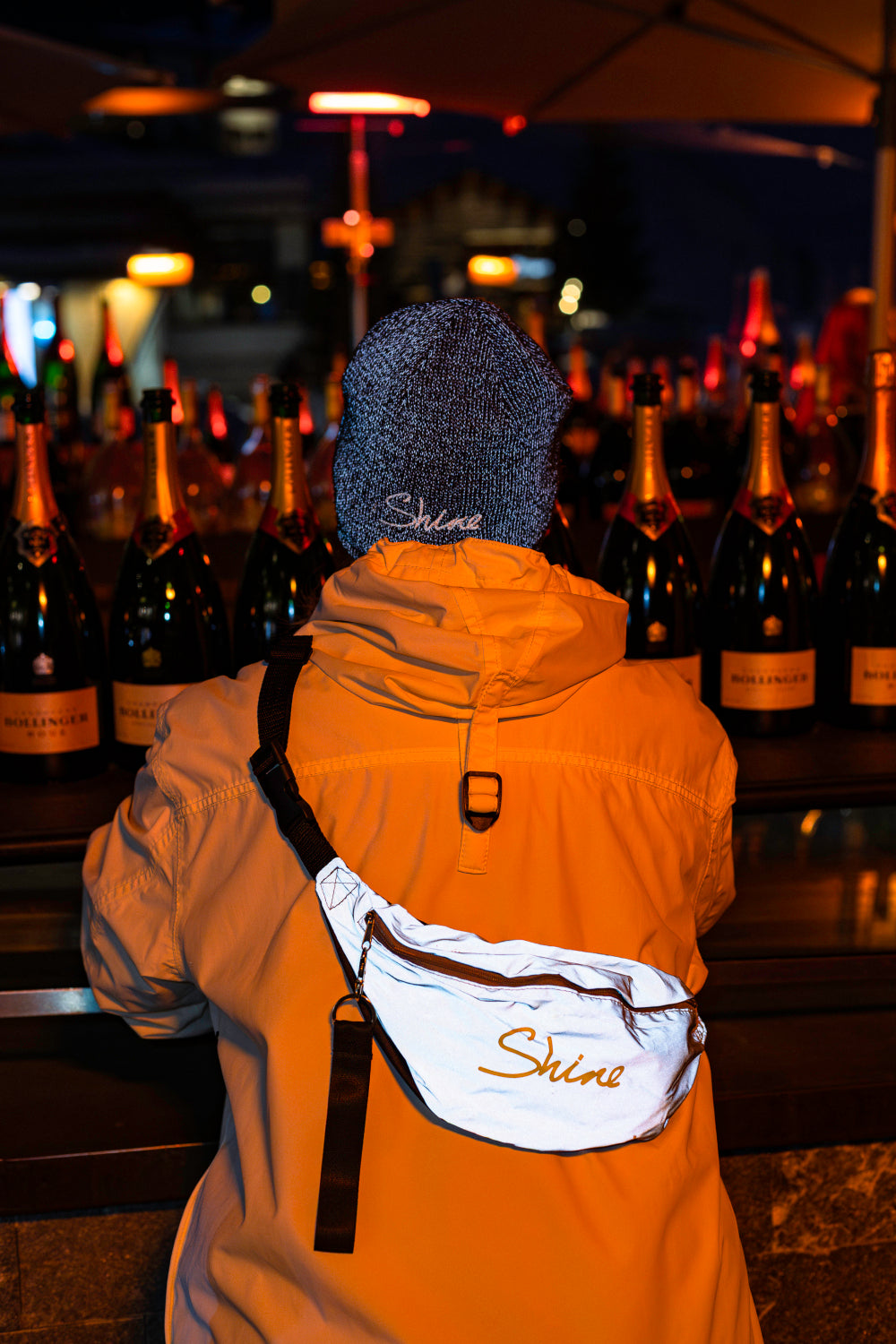 Shine reflektierende Bauchtaschen